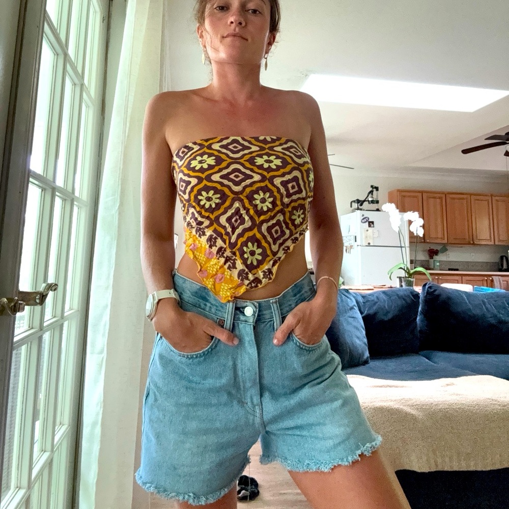Free People Bandana Top